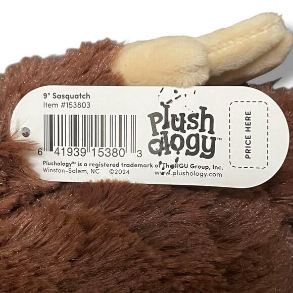 Plushology Bigfoot Sasquatch Stuffed Animal Plush Cryptid Collectible 9" Toy - Picture 12 of 13